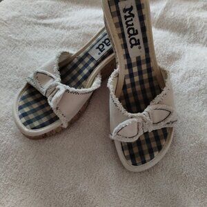 Cork Wedge Slides